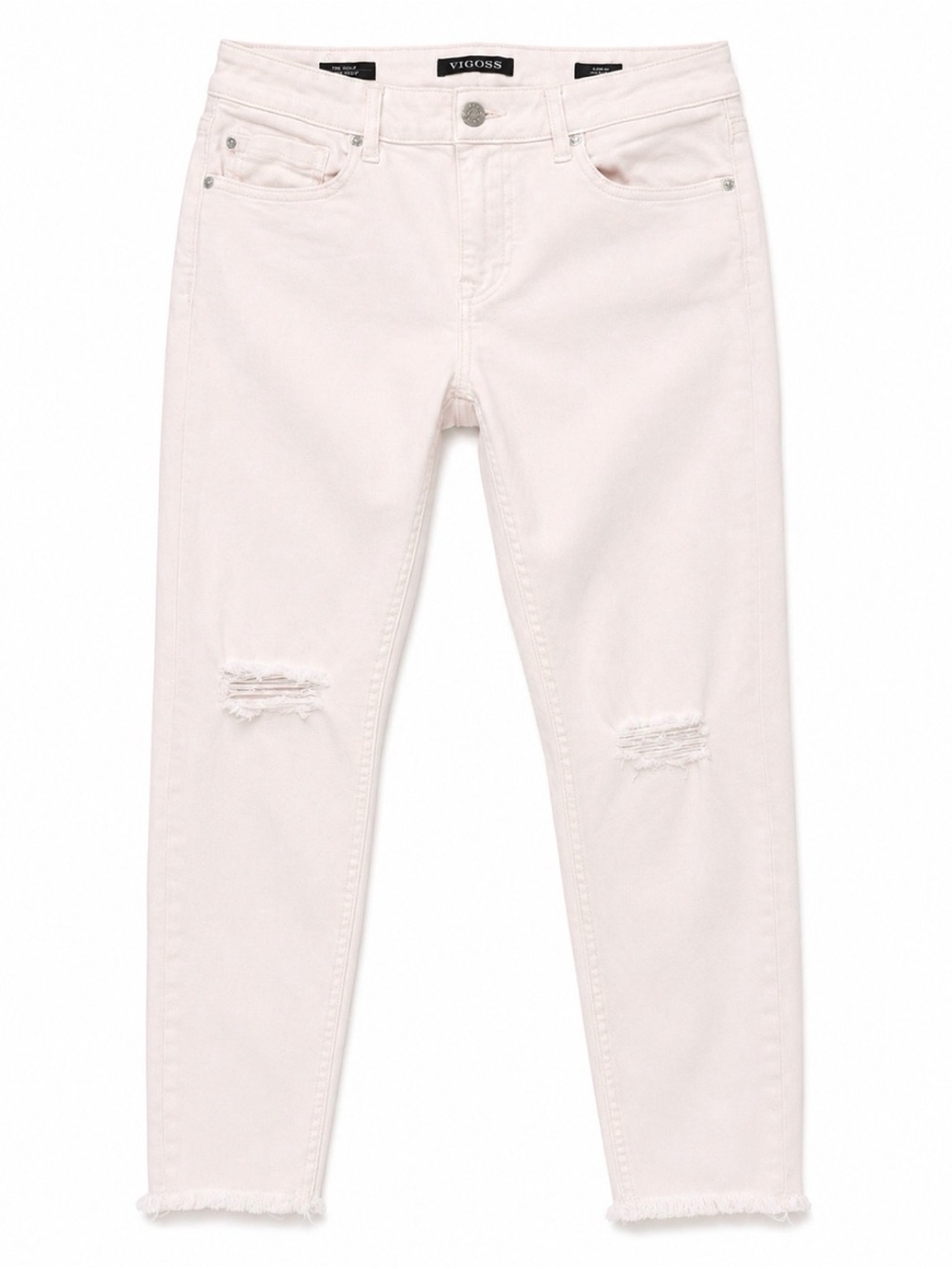 Vigoss very faint pink Distressed Skinny Jeans